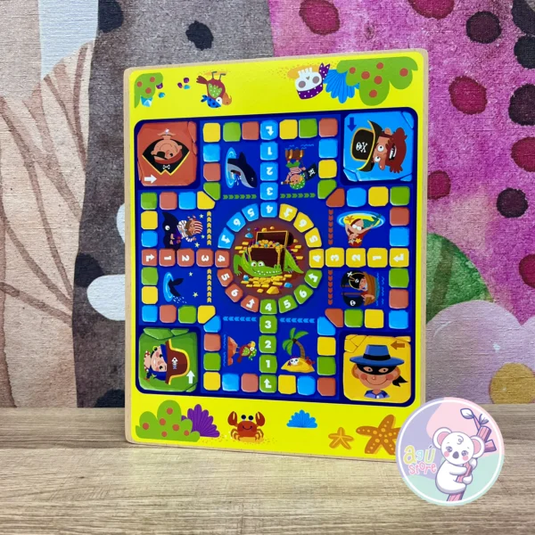 Tablero ludo - serpientes y escaleras