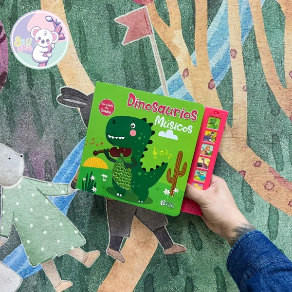 Dinosaurios músicos; texturas y sonidos