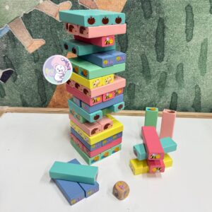 Jenga interactiva de animales