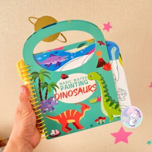 Libro de agua; dinosaurios