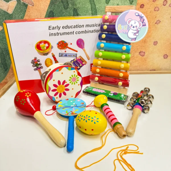 Set musical de madera