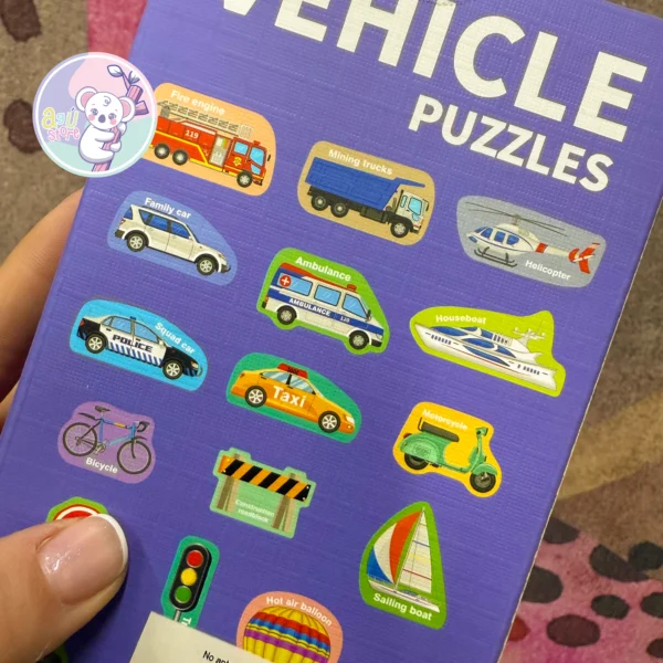 Vehículos, puzzle inicial magnético - Imagen 2