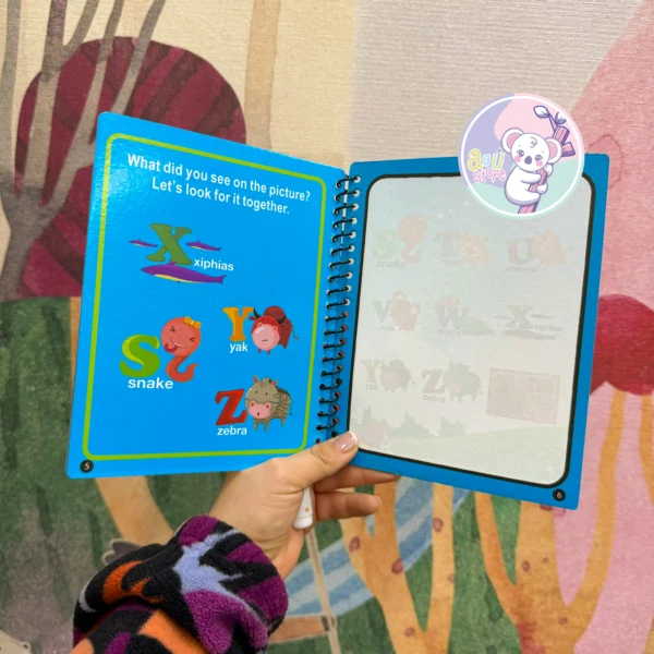 Libro de agua; letras y números - Imagen 2