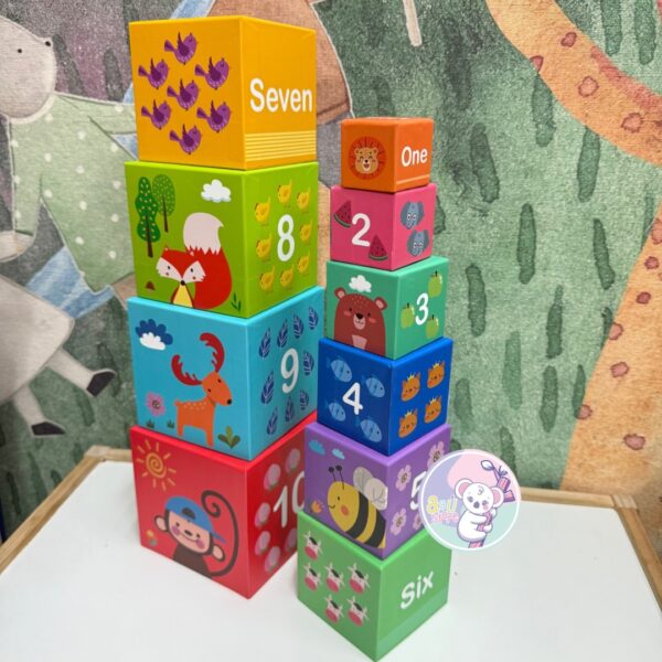 Cubos apilables; torre 10 - Imagen 2