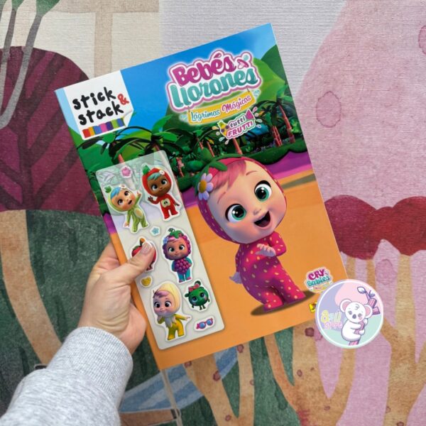Bebés llorones; stickers y escenas
