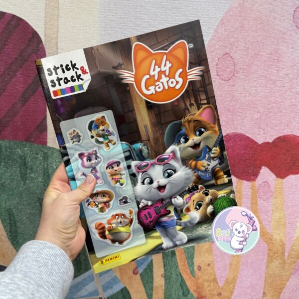 44 gatos; stickers y escenas