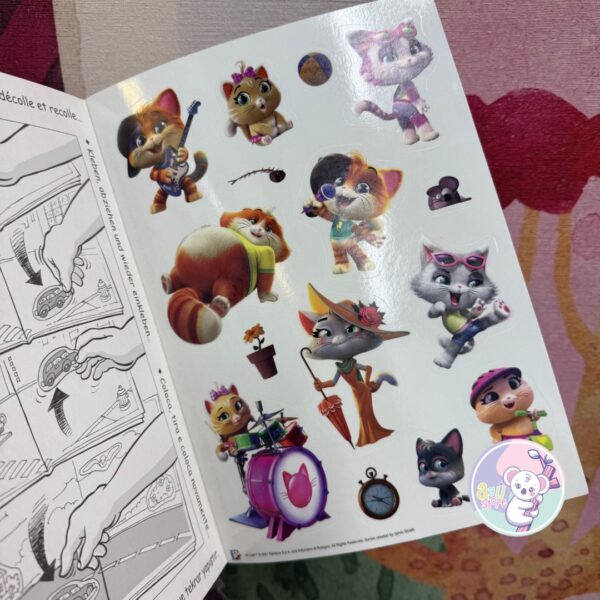 44 gatos; stickers y escenas - Imagen 2
