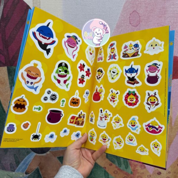 Baby shark; pega y colorea - Imagen 3