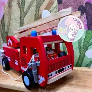 Camión de bomberos madera