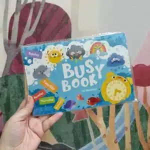 Libro de actividades con velcro; temporalidad
