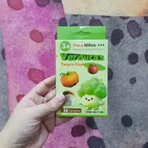 Flash cards; verduras
